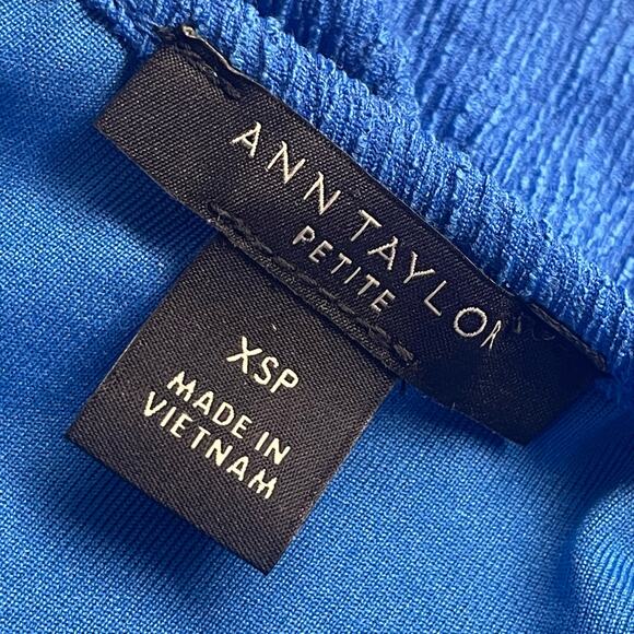 Ann Taylor MIDI Blue Casual Summer dress size  XS - Picture 5 of 5